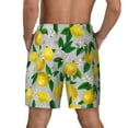 thumbnail image 4 of Fotbe Lemon1 Men’s Swim Trunks Quick Dry Swim Shorts Board Shorts with Mesh Lining-Large, 4 of 9