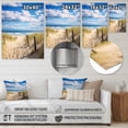 thumbnail image 4 of Designart "The Path Leading to the Beach I" Nautical & Beach Metal Art Living Room, 4 of 5