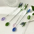 thumbnail image 6 of Espresso Spoons,Multicolour Lily Mini Milk Coffee Spoon, Glass Small Spoons for Tea, Stirring Rod Mixing Spoon, 6 of 6