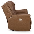 thumbnail image 5 of Bowery Hill Contemporary Leather Caramel Power Reclining Sofa, 5 of 8