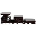 thumbnail image 1 of 1pc Antique Display Rack Carving Crafts Mahogany Display Stand for Home Office, 1 of 8