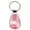 Pink, variant on Ford Mustang Tri-Bar Keychain & Keyring - Red Teardrop