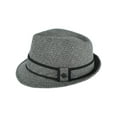 thumbnail image 3 of San Diego Hat Company  Tweed Fedora with Trim Hatband (Men), 3 of 6