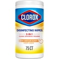 thumbnail image 3 of (3 pack) Clorox Bleach-Free Disinfecting and Cleaning Wipes, Crisp Lemon, 75 Count, 3 of 10