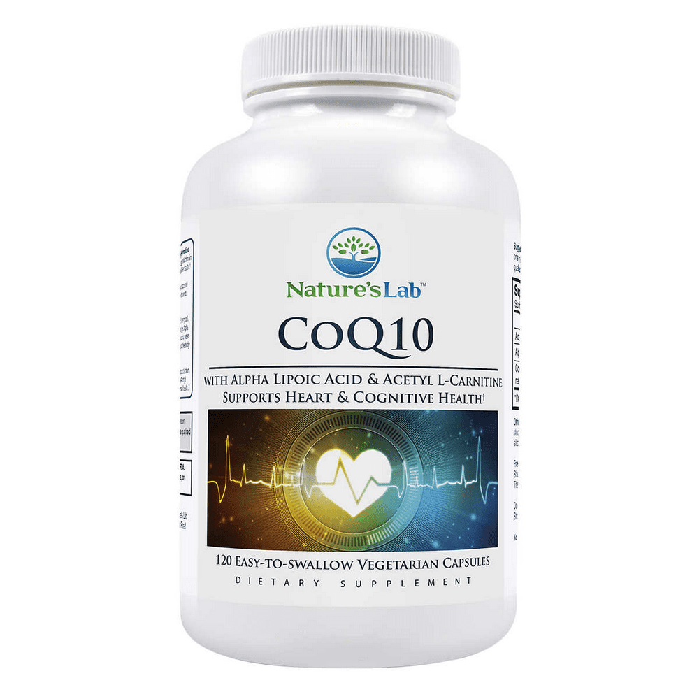 Nature's Lab CoQ10 + Alpha Lipoic Acid + Acetyl LCarnitine HCl, 120
