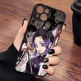 thumbnail image 3 of Funda de teléfono negra con dibujos animados de Japón, carcasa trasera transparente mate para iPhone 15, 14, 13, 12, 11, Mini Pro Max, XR, XSMax, 7, 8 Plus, 3 of 5