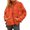 Orange, variant on Langwyqu Long Sleeve Winter Casual Lightweight Down Coat Zipper Puffer Jacket