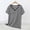 White, variant on ClodeEU Women's Modal Stripe V-Neck Short Sleeve Top,Casual Summer Loose Fit Tee Black,Womens Plus M