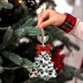 thumbnail image 5 of CoreLiving Soccer Christmas Ornament - Tree-Shaped Acrylic Holiday Pendant with Red Bow & Trophy, Sports Theme Xmas Decor for Indoor Home Decoration, 5 of 5