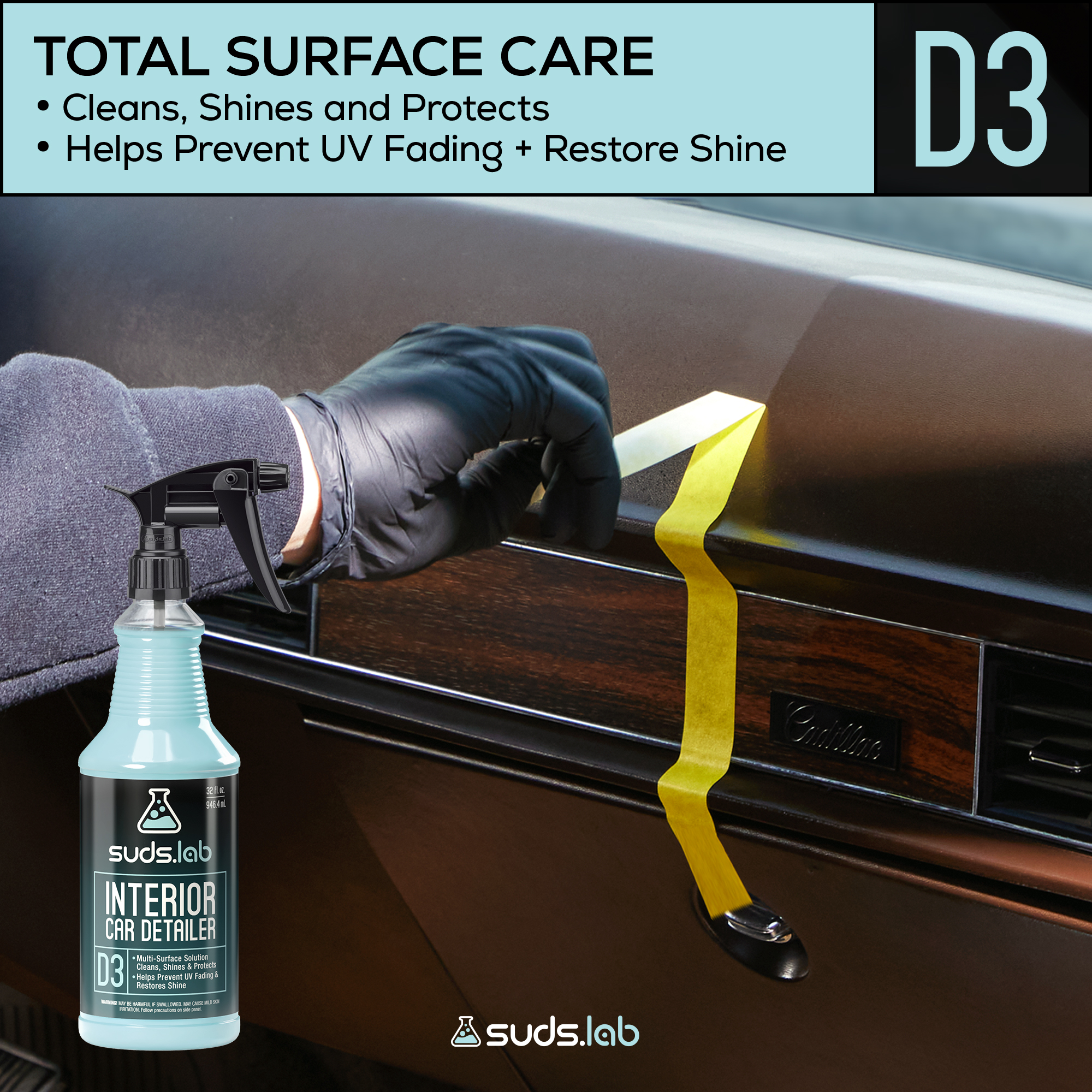 Suds Lab D3 Interior Car Detailer, 32 oz photo 5