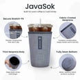 thumbnail image 2 of Sok It JavaSok Iced Coffee & Cold Soda Insulated Neoprene Cup Sleeve Small: 16 - 20oz, 2 of 3