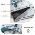 thumbnail image 6 of 6'x9' Area Rugs, Teal Rudder Coastal Indoor Outdoor Area Rug for Living Room Bedroom, Summer Beach Ocean Nautical Washable Bathroom Rugs Kitchen Floor Carpet Mats Home Decor Aesthetic, 6 of 8