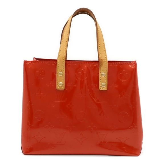 Pre-Owned LOUIS VUITTON Monogram Vernis Reed PM Handbag/Mini Tote Bag in Rouge Red... (Good)