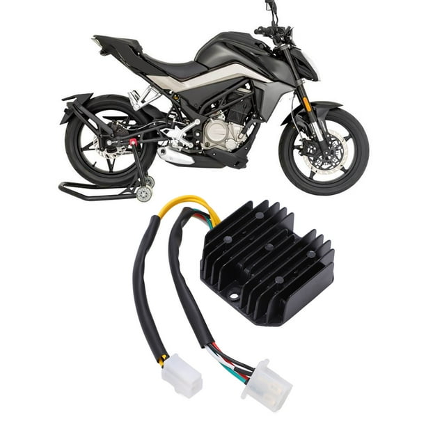 Rectificador Regulador, Diseño De Disipador De Calor Rectificador De Motocicleta De Larga Duración Disipación De Calor Aluminio Para CFMOTO 250 Chino