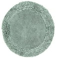 thumbnail image 5 of Better Trends 30'' x 30'' Round Shape Bathroom Rug with Non Slip Backing 100% Cotton Water Absorbent, Machine Washable, (Sage) Shaggy Border Collection, 5 of 5