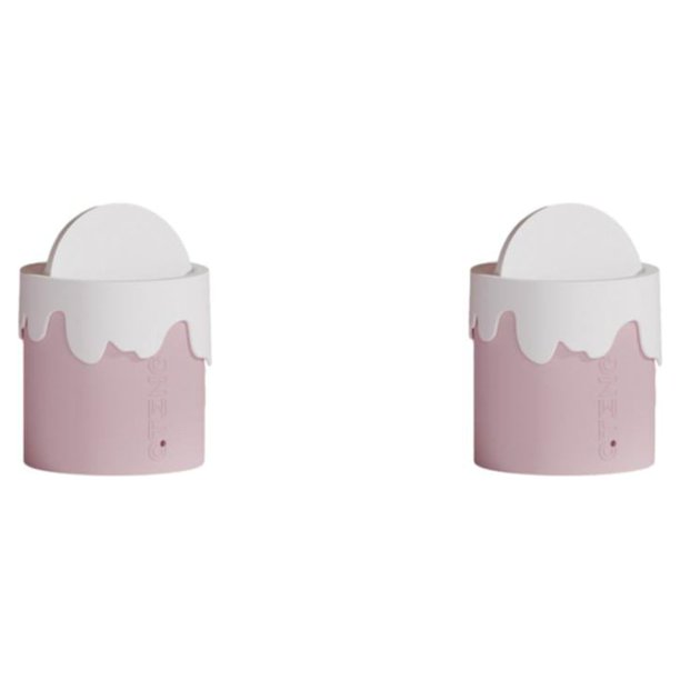 Bearachild Cubo de basura de con tapa abatible Cubo de basura Cesto de basura Hogar Encimera Cocina Coche Oficina Limpiar Type2 NO2