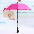 thumbnail image 5 of WALFRONT Baby Stroller Wheelchair Pushchair Pram UV Rays Sun Rain Parasol Umbrella + Clip,Baby Stroller Wheelchair Pushchair Pram UV Rays Sun Rain Parasol Umbrella + Clip Ros Red/Black/Blue, 5 of 7