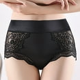 thumbnail image 2 of Sngxgn Women's Underwear High Waisted Cotton Briefs Stretch Panties Soft Full Coverage Underpants(Black,M), 2 of 4