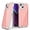 Pink, variant on Compatible with iPhone 14 Plus Clear Case Holographic Unique Vertical Stripes Anti-Scratch Hard PC Slim Fit Fashion Protective Shockproof Cover for Girls Women