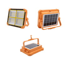 UNIWARE Solar LED Light, Compact Rechargeable Floodlight for Outdoor Lighting, 200W