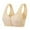 Yellow, variant on Womens Supportive Sleepwear Front Closure Sports Bra Comfortable Seamless Tank Top for All Day Wear