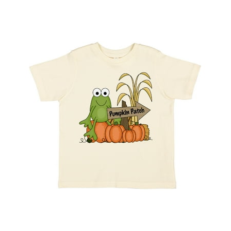 

Inktastic Frog at a Pumpkin Patch Gift Toddler Boy or Toddler Girl T-Shirt