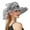 Gray, variant on Cute Hats For Women Women'S Solid Color Big Flower Shade English Lady Elegant Temperament Sun Hat Ladies Sun Hat (Hot Pink,One Size)