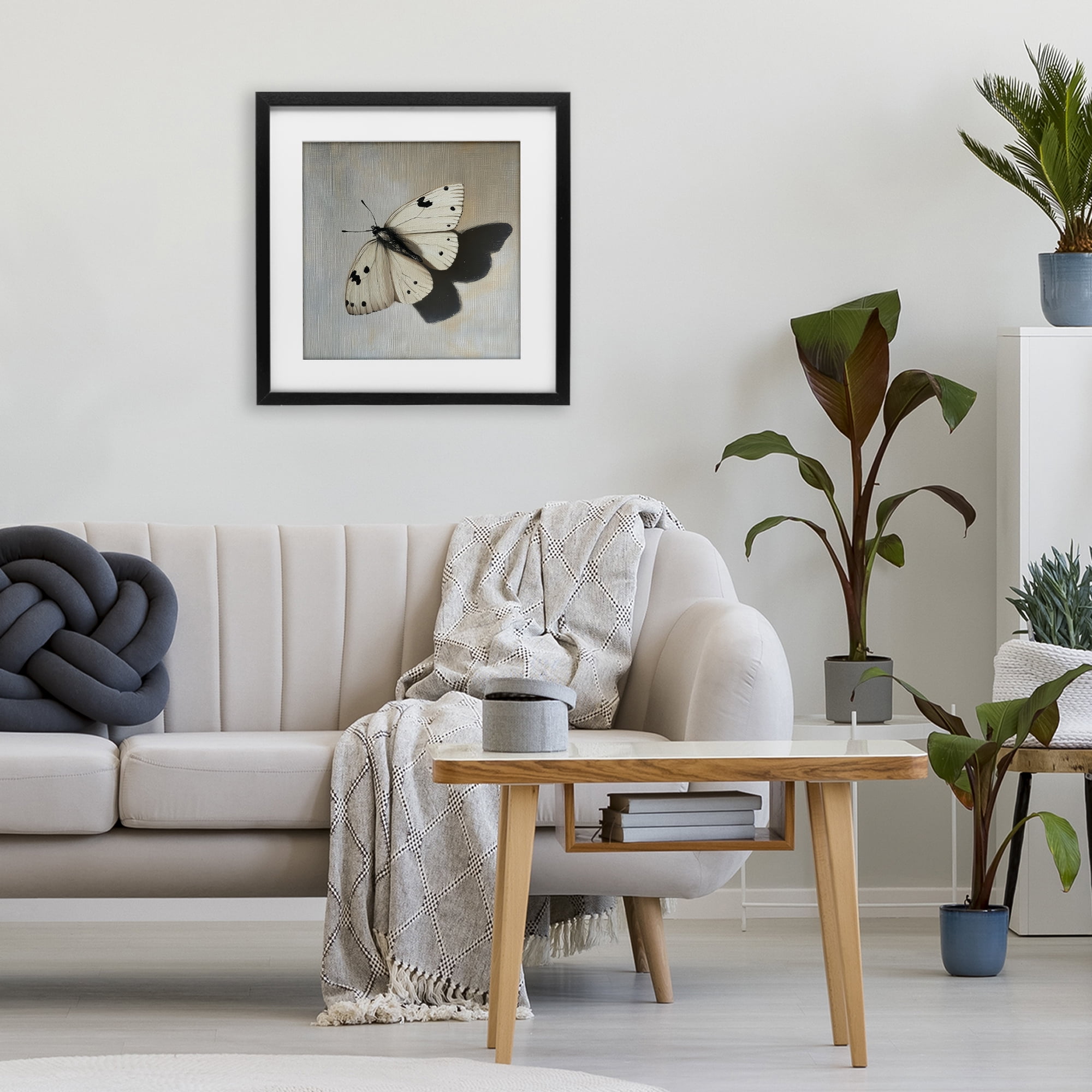 Stupell Industries Velvet's Butterfly Wings Black Framed Print Under Glass, design by Svetlana Aleynikova
