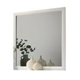 thumbnail image 5 of BenJara Erica Dresser Vanity Mirror, 39 Inch Modern Style White Wood Frame, 5 of 5