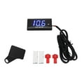 thumbnail image 2 of Voltímetro para motocicleta, voltímetro LCD universal para motocicleta, voltímetro LCD para motocicleta, accesorios para motocicleta, calidad inigualable, 2 of 9