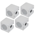 thumbnail image 1 of Aluminum  Fastener, Stable Compact 4Pcs Zinc Alloy Right Angle Aluminum  Fitting Connector  For Replacement For 2020/3030/4040 Aluminum  European Standard 30 2-Way, 1 of 8