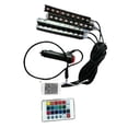 thumbnail image 3 of sweethay 4 en 1 interior del coche luz decorativa RGB LED tira lámpara de pie con mando a distancia Bombillas para automóviles sweethay CZ0906-00, 3 of 3