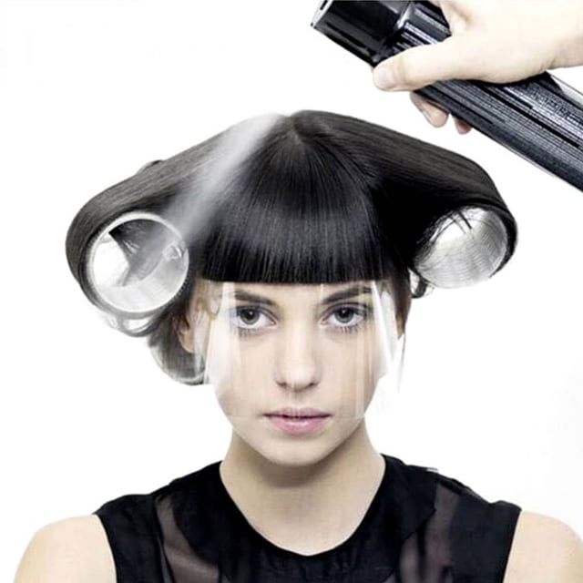 unbranded 150Ud Protector De Ojos Para Corte De Pelo Transparente Cubierta Facial Plástica Para Uso En Salón
