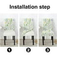 thumbnail image 3 of Vintage Floral Spring Flowers Grass Botanical Dining Chair Covers Set of 6 Stretch Chair Slipcovers Universal Removable Washable Chair Seat Covers Protector for Living Room,Kitchen,Hotel, 3 of 5