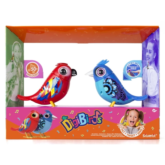 DigiBirds Red & Blue Interactive Figure 2-Pack
