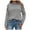 Blue, variant on COMVALUE Womens Striped Long Sleeve Shirts Crewneck Waffle Casual T Shirts Fall Outfits (Blue, XXL)