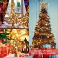 thumbnail image 4 of Hilo navideño de ratán en forma de estrella para copa de árbol, 35 cm, con 20 luces cálidas, 4 of 6