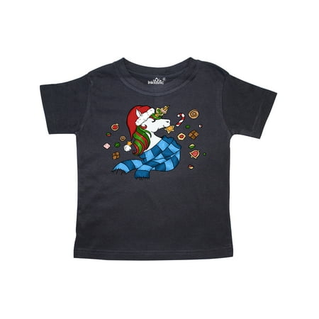 

Inktastic Cute Christmas Unicorn with Cookies Gift Toddler Boy or Toddler Girl T-Shirt