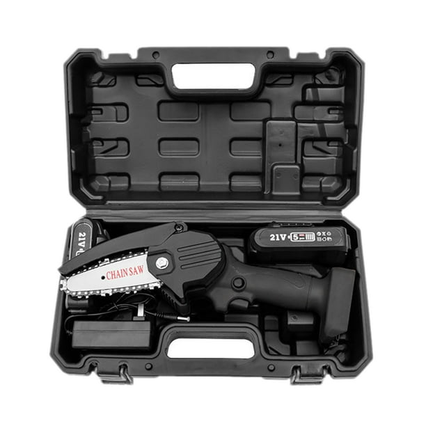 para Re Batería Recargable de Registro 21V 2pcs negro Gloria Mini motosierra inalámbrica
