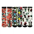 thumbnail image 2 of Emily the Strange 3-Pack Set Colorful Novelty Crew Printed Socks (Adult Size), 2 of 2