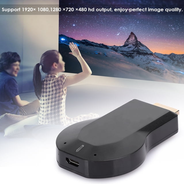 Receptor de Pantalla Wifi, Adaptador de Visualización de video Wifi 2.4G Protocolo de Interacción de Agrupación