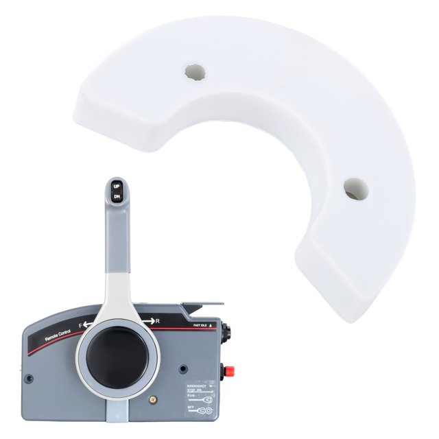 Plastic White Lock Plate, Precise Anti Crack Abrasion Proof Robust Outboard Motor Lock Plate 703-48245-00 for 703 Series Remote Control Box