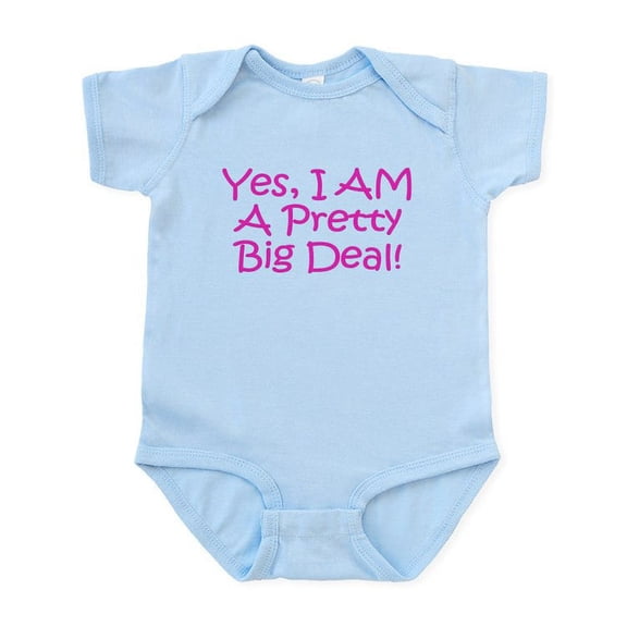 CafePress - I AM A BIG DEAL Infant Bodysuit - Baby Light Bodysuit, Size Newborn - 24 Months