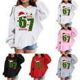 thumbnail image 2 of CHENge Kids 67 Sweatshirt Boys Girls Six Seven Number Printed Funny Youth Crewneck Long Sleeve Pullover Tops, 2 of 6