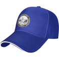 Seal of Portland, Oregon Baseball Cap Sandwich Brim Hats for Men Women