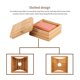 thumbnail image 4 of Kearding Bamboo Soap Box Sturdy Convenient Container Soap Bathtub Waterproof Durable Accessories Dish Storage Rack Shower Dish for Hotel Type2 NO2 Kearding HA017577-00, 4 of 6