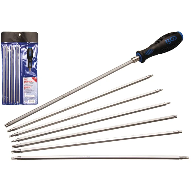 Juego de Desarmadores BGS 2325 Puntas Intercambiables Torx 8 Piezas