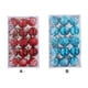 thumbnail image 3 of Ounissouiy 15 piezas de bolas de Navidad decoración de vacaciones de Navidad fiesta al aire libre reutilizable colgante decorativo patio decoración del Kits de decoración para fiestas Azul Ounissouiy HA075264-02, 3 of 6