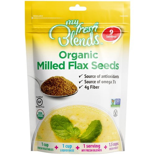 My Fresh Blends Organic Milled Flax Seeds, 10 oz