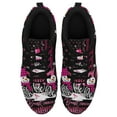 thumbnail image 2 of Faith Hope Love Breast Cancer Awareness Snowman Christmas Running Shoes Sneakers Mesh Black Size 3.5, 2 of 5